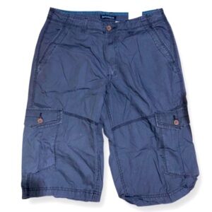 Náutica Clipper Shorts Relaxed Fit Flat Front Size 30